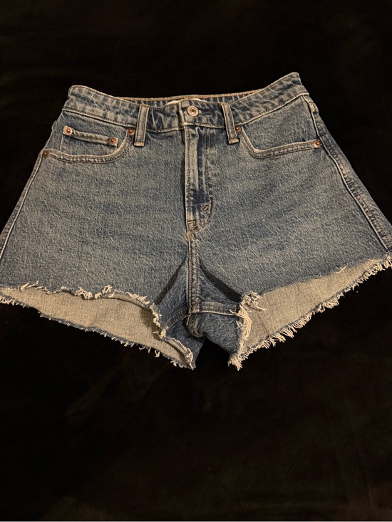 Abercrombie & Fitch Pants - Abercrombie & Fitch Distressed Blue Denim Cutoff Shorts